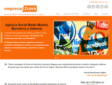 Tablet Screenshot of empresas2cero.com